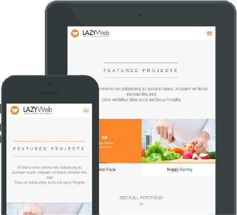 LAZYWeb -響應式網頁設計